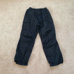 Columbia Outdoor Pants Baggy Pockets Cinched Black